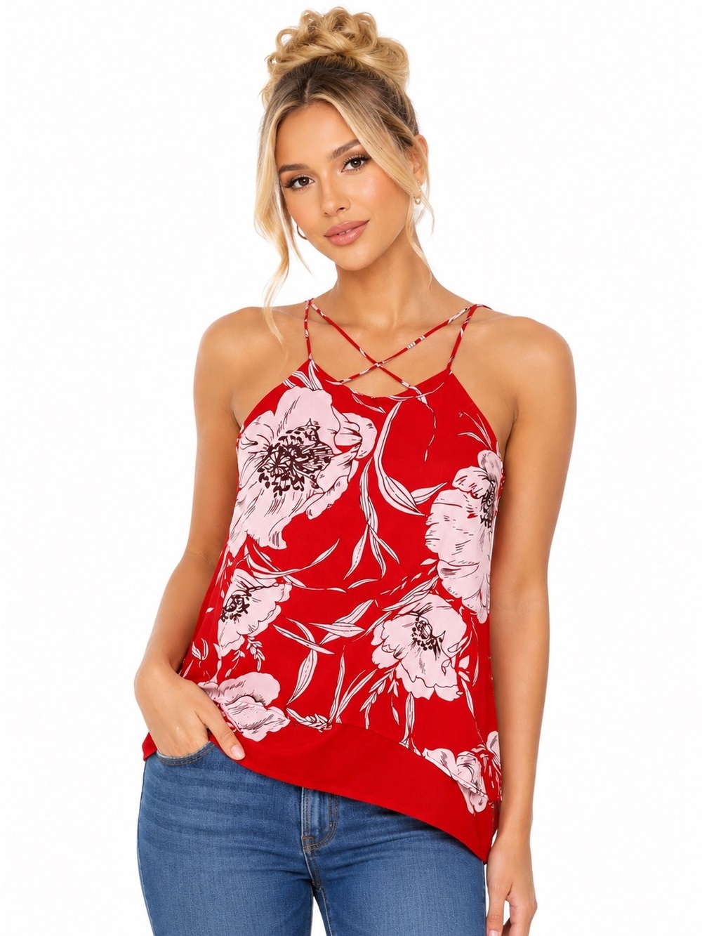 Sienna Sky Floral Print Top XSmall